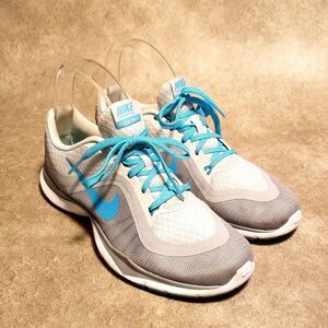 Nike Womens Flex Trainer 6 831217-002 Sz 6.5 M Gray Running Shoes